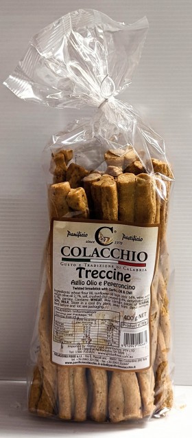 Colacchio Treccine Garlic Oil and Chilli 400g