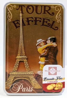 Delaunay Leveille Tour Eiffel Butter Biscuits Tin 300g
