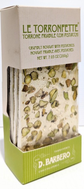 Barbero Le Torronfette Pistacchio Nougat 200g