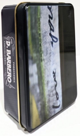 Barbero Gianduiotti Chocolates Dark Blue Tin Lov