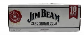 Jim Beam White Zero 10pk 375ml Cans