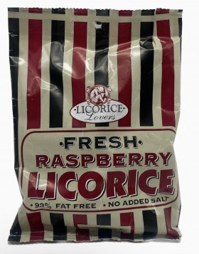 Licorice Lovers Fresh Raspberry Licorice 300g