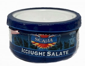 Scalia Anchovy Fillets Salted In Tub 800g