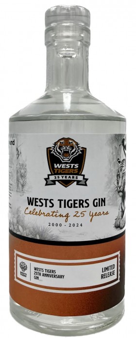 Underground Spirits West Tigers Anniversary Gin