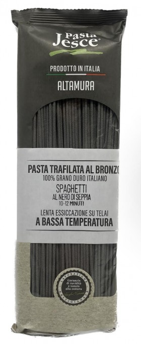 Jesce Spaghetti Al Nero Di Seppia Pasta 500g