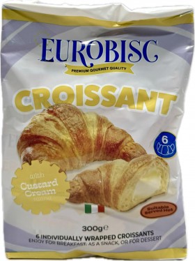 Eurobisc Cream Custard Croissant 300g