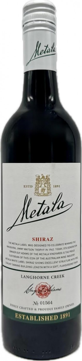 Metala White Label Shiraz