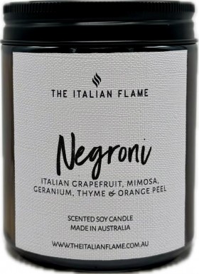 The Italian Flame Negroni Medium Candle