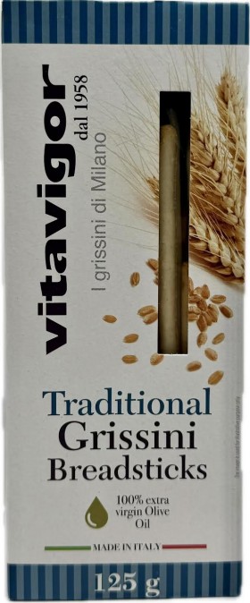 Vitavigor Traditional Grissini Breadsticks 125g