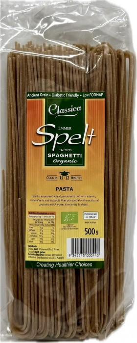 Classica Spelt Spaghetti Organic Pasta 500g