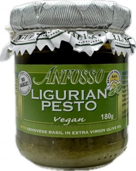 Anfosso Vegan Ligurian Pesto In Evoo 180g