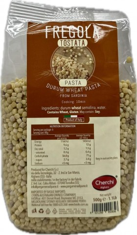 Cherchi Fregola Tostata Pasta 500g
