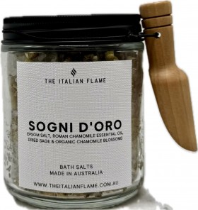 The Italian Flame Sogni Doro Bath Salts
