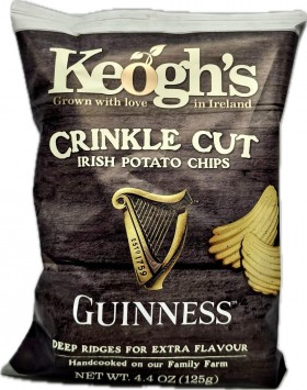 Keoghs Guiness Crinkle Cut Irish Chips 125g