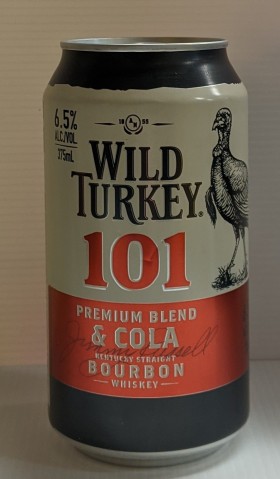 Wild Turkey and Cola 101 Cans 375ml
