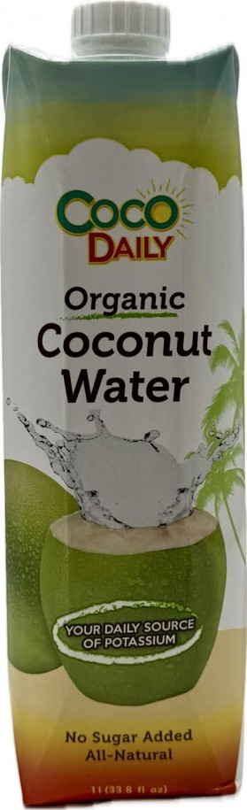 Coco Daily Organic Coconut Water 1lt