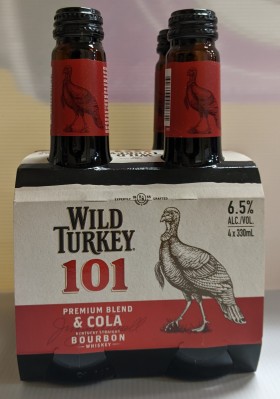 Wild Turkey and Cola 101 Btl 340ml
