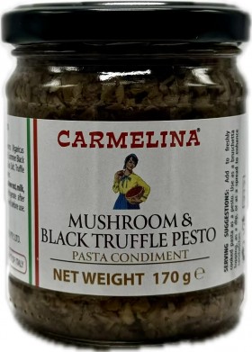 Carmelina Mushroom E Black Truffle Pesto Condime