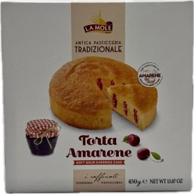 La Mole Torta Amarene Sour Cherries Cake 450g