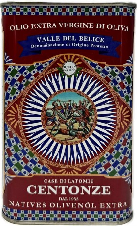 Centonze Valle Del Belice Evoo 500ml Tin