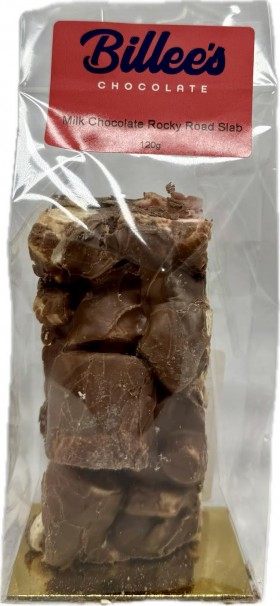 Billees Milk Chocolate Rocky Road Slab 120g