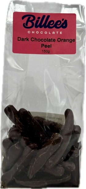 Billees Dark Chocolate Orange Peel 150g
