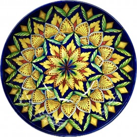 Assisi 25cm Dark Blue Petals And Flower Bowls