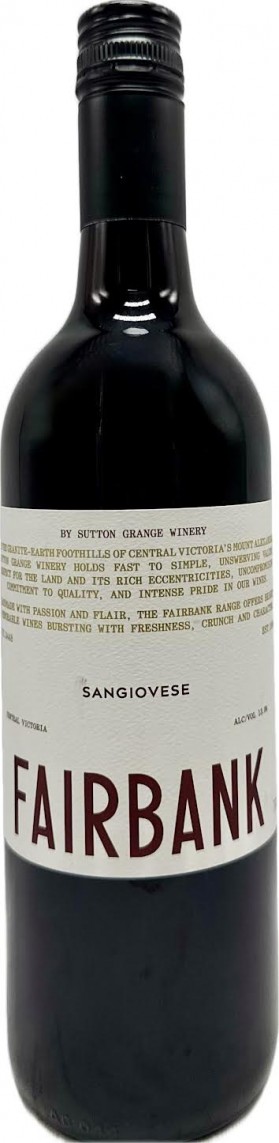 Sutton Grange Fairbank Sangiovese