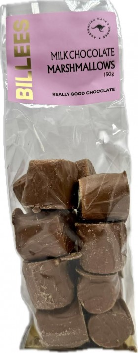 Billees Milk Chocolate Marshmallows Bag 150g
