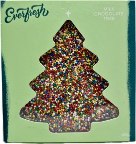 Everfresh Xmas Tree Milk Chocolate 100g