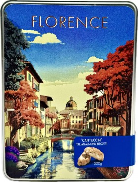 Italia Florence Tin Almond Biscuit 300g