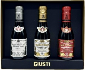 Giuseppe Giusti Tris Balsamic Vinegar 3 X 3ooml
