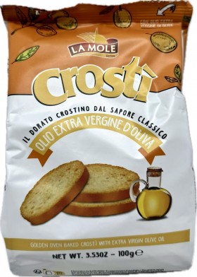La Mole Evoo Crosti Crackers 100g