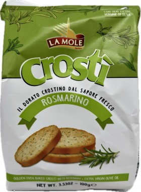 La Mole Rosemary Crosti Crackers 100g