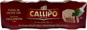 Callipo Tuna In Olive Oil 3pk 80g Ea