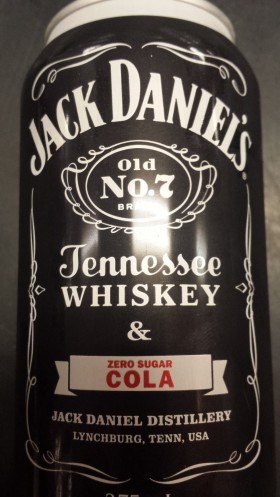 Jack Daniels Zero Sugar Cola Cans