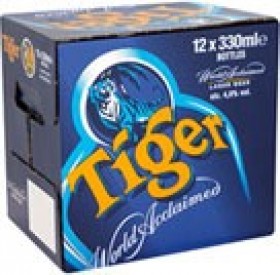 Tiger 12 Pack 330ml Bottles