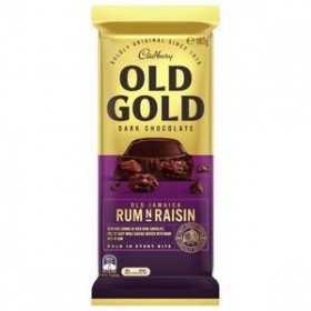 Cadbury Old Gold Jamaica Rum'n'raisin 180g