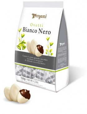 Vergani Bianco Nero Ovetti Easter Eggs 120gr