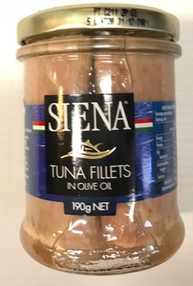 Siena Tuna In Olive Oil In Jar 190gr