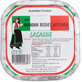 Mamma Rosa 220gr Lasagna