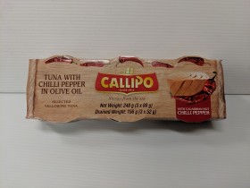 Callipo Tuna With Chilli 3pk 80g Ea