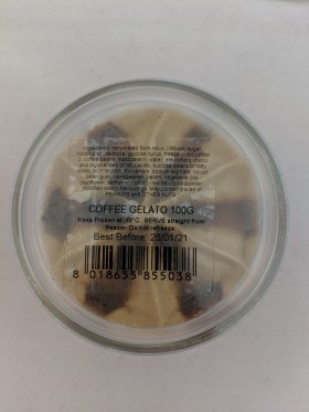Coffee Gelato 100gr In Glass Jar