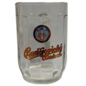 Glass Budvar Budejovicky Beer