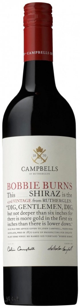 Campbells Bobbie Burns Shiraz