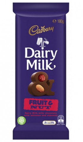 Cadbury Fruit and Nut 135g