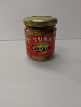 Capricco Tuna Pieces In Olive Oil Glass Jar
