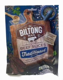 The Biltong Man Traditional Beef Jerky Slices