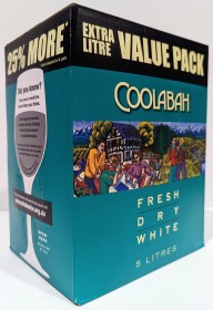 Coolabah Fresh Dry White Riesling Casks 5lt