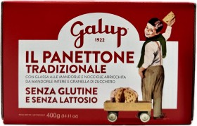 Galup Gl Free Lact F Panettone Traditional 400g